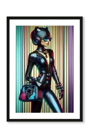 Felinas Futuristas: Glamour Cibernético