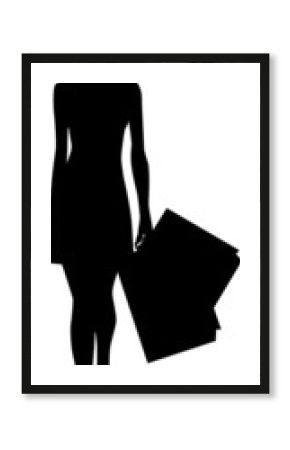 Girl on shopping 