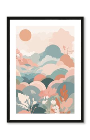 abstract boho style background