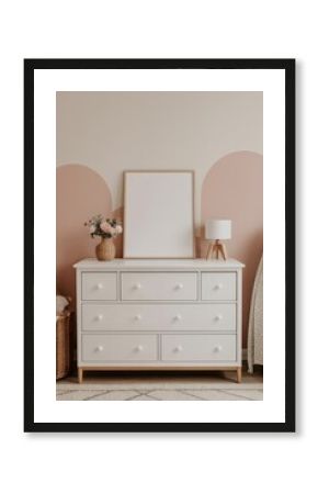 Baby Room mockup with Poster Frame