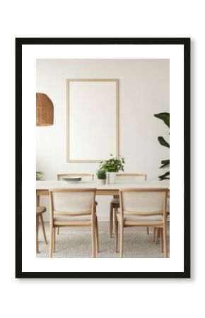 Modern Dining Room with Natural Decor