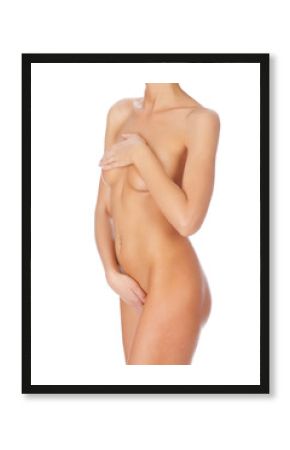 Naked female body