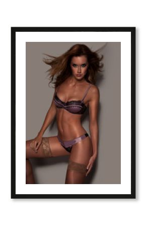 Erotic sexy woman in lingerie