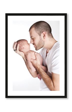 Vater mit Baby