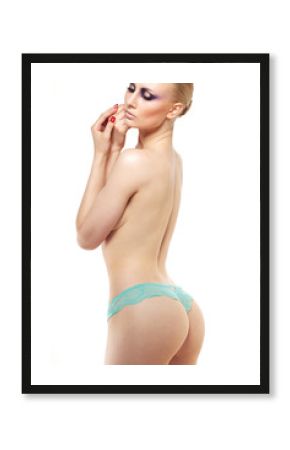 passionate and sexy Russian woman of a beautiful figure