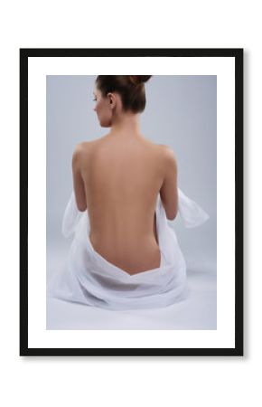 Natural nude body of woman