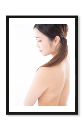 ヌード女性の横顔