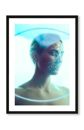 retrato futurista