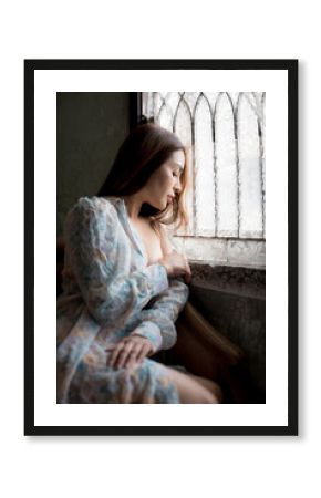 Naked women without clothes posing sexy and charming