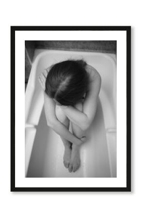 Naked women in bath tub