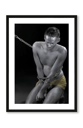 chained silver slave