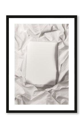 Art Mockup Art Print White Fabric