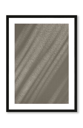 Aesthetic sustainable business brand template, home interior design mock up. Abstract natural sunlight shadow pattern on neutral dark beige empty concrete wall texture background.