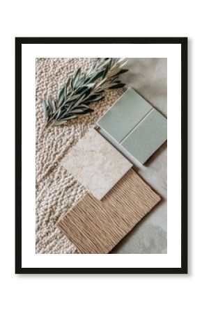 Interior design samples, neutral tones (2)