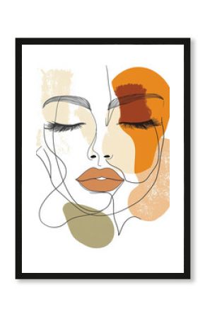 Minimalist boho art for wall art