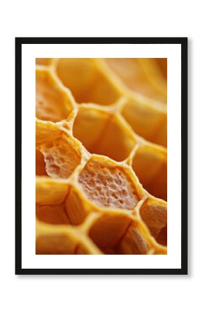 honeycomb pattern, showing geometric perfection and natural beauty