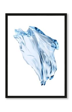 The elegant and dynamic flow of a mesmerizing abstract water like digital art featuring a captivating fluid movement vibrant colors and a smooth