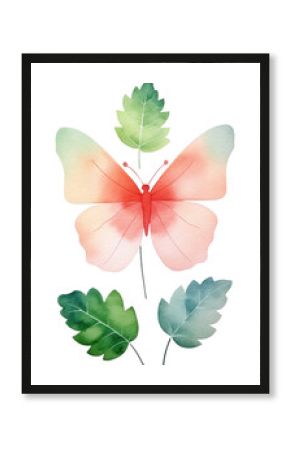 PNG Butterfly plant leaf