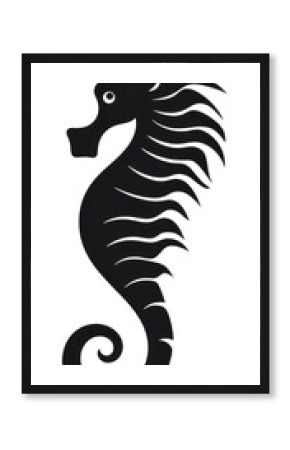 PNG Seahorse silhouette clip art seahorse wildlife animal.