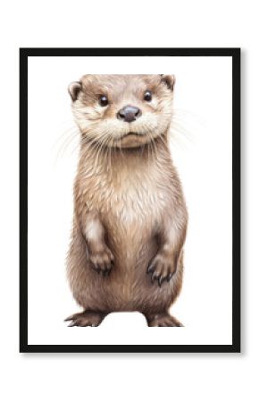 PNG Otter wildlife drawing animal.