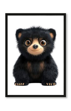 PNG Bear illustration cartoon animal.