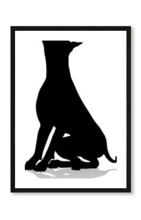 Dog Silhouette Pet Animal