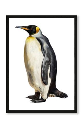 PNG A penguin animal white bird.