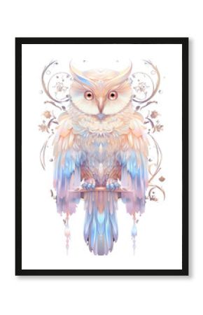 PNG Owl art animal bird.