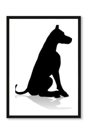 Dog Silhouette Pet Animal