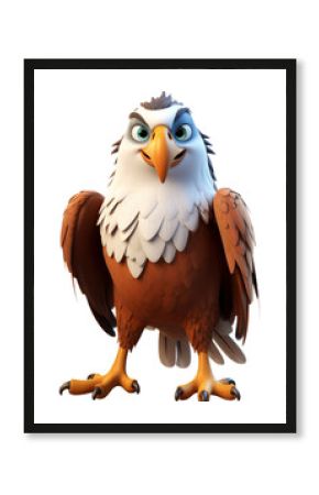 PNG Cartoon animal eagle bird.