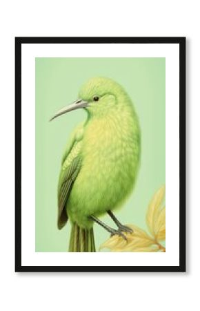 Kiwi bird drawing animal sketch.