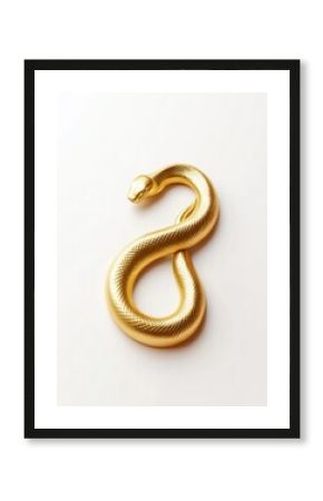 Gold snake gold illustration texture.