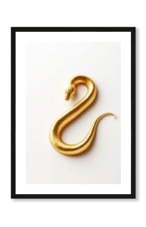 Gold snake gold illustration reptile.