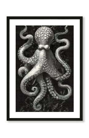 Intricate octopus mobile wallpaper