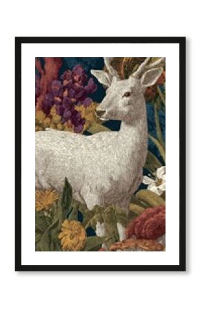 Deer colorful vintage mobile wallpaper