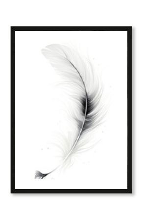 Feather pattern white lightweight.