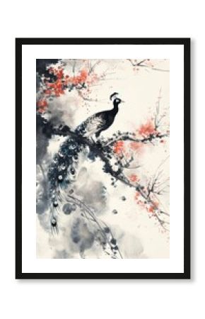 Painting animal bird art.