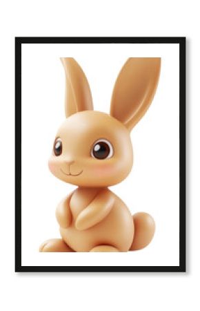 PNG 3d easter bunny illustration animal rabbit.