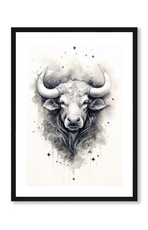 Livestock buffalo cattle animal.