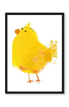 PNG Cute chicken illustration whimsical animal bird.