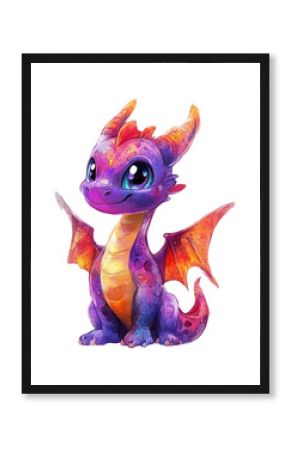 PNG Dragon illustration cute art.