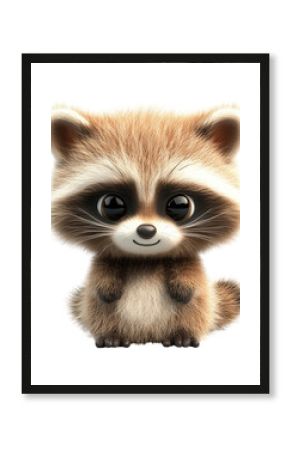 PNG Raccoon illustration cartoon animal.