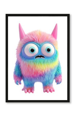 PNG Monster illustration colorful creature.
