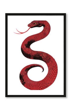 PNG Chinese snake illustration reptile red.