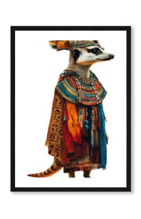 PNG Animal egyptian meerkat pharaoh.
