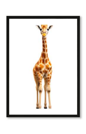 PNG Giraffe wildlife animal mammal.