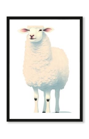 PNG  Sheep livestock animal mammal.