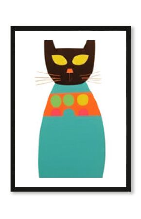 PNG Abstract cats animal mammal art.