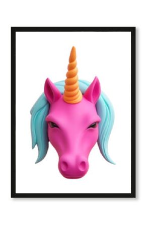 PNG Unicorn head purple animal mammal.