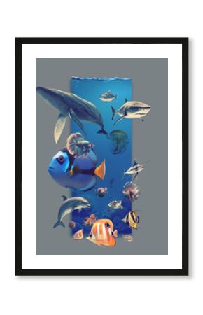 ocean life, concept design
